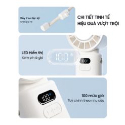 Quạt cầm tay Sothing Engine Ice Z 3600mAh 18 Quạt cầm tay Sothing Engine Ice Z 3600mAh 17