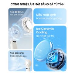 Quạt cầm tay Sothing Engine Ice Z 3600mAh 30 Quạt cầm tay Sothing Engine Ice Z 3600mAh 29