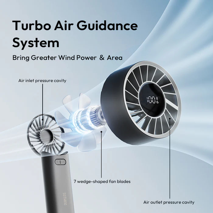 Quạt cầm tay Sothing Engine 60 5 Quạt cầm tay Sothing Engine 60 - Ảnh 5