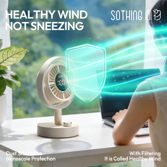 Quạt để bàn mini Sothing Air 12 5 Quạt để bàn mini Sothing Air 12 - Ảnh 5