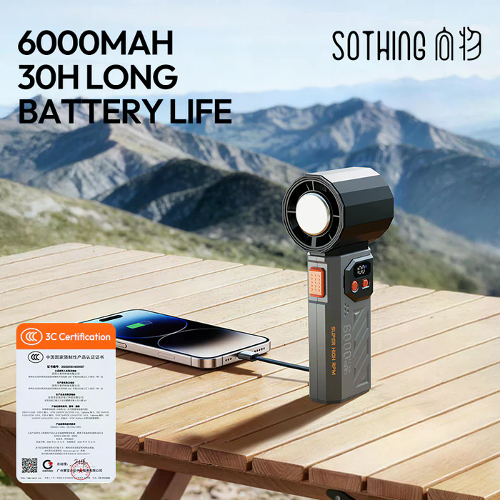 Quạt cầm tay làm lạnh Sothing Power 01 3 Quạt cầm tay làm lạnh Sothing Power 01 - Ảnh 3